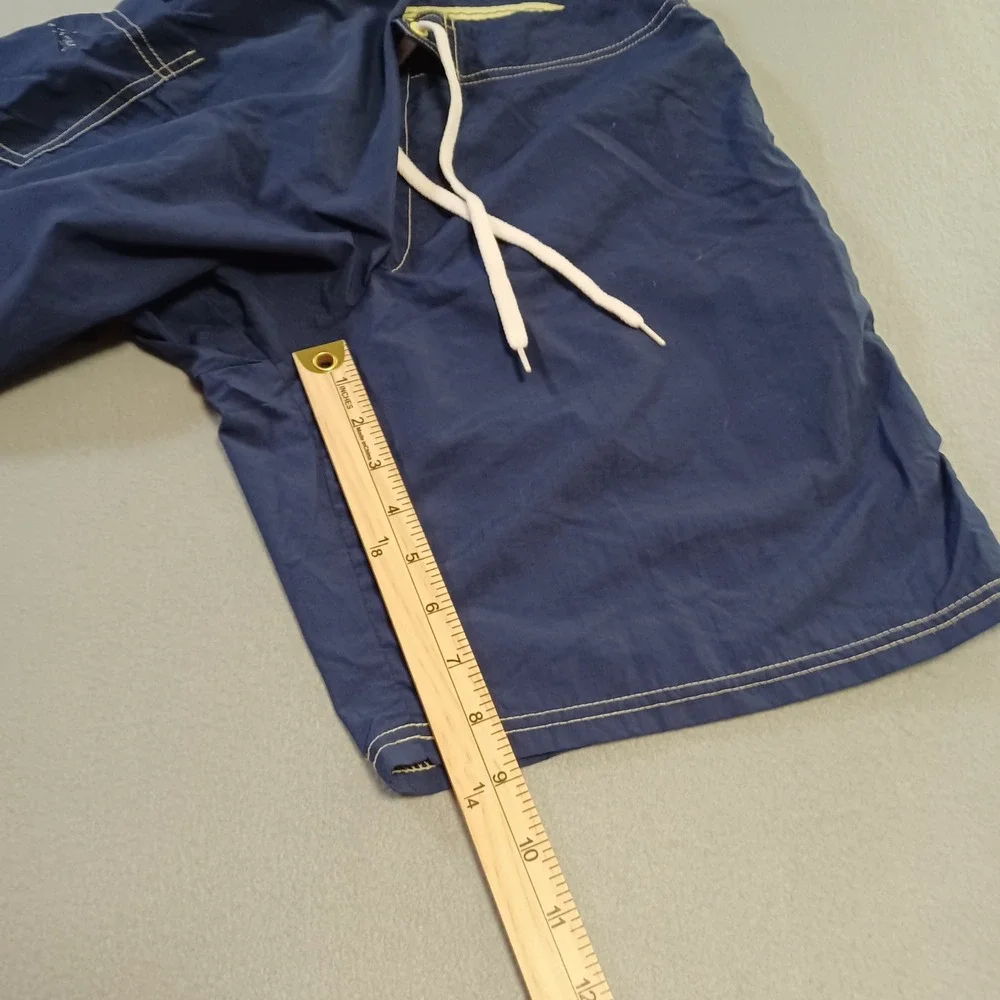 Nautica Blue Mens‎ Navy Board Shorts Swim Trunks Size M S-10176C1 Made in USA